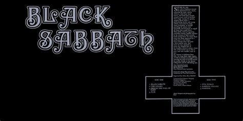 black sabbath first album tracklist